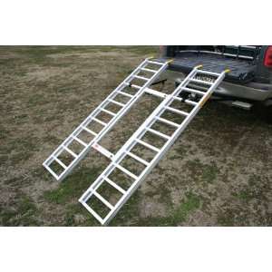   Wide Track Tri   Fold Adjustable Loading Ramp: Sports & Outdoors