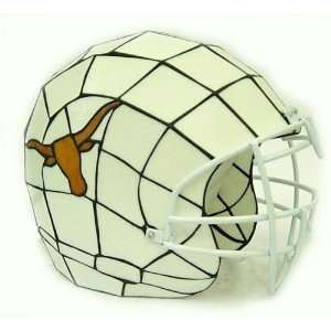 Texas UT Longhorns Stained Glass Football Helmet Light/Lamp:  