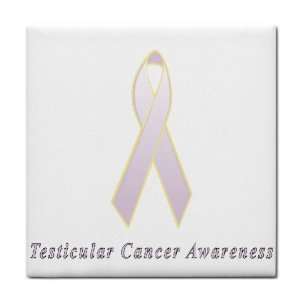  Testicular Cancer Awareness Ribbon Tile Trivet: Everything 