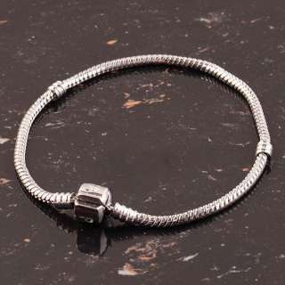   EUR Charm Snap Clip Bracelet Fit Big Hole Beads Size 8.7 INCH  