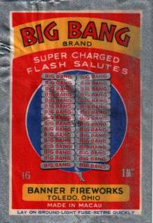 BIG BANG Firecracker Label Class 2, 16s  
