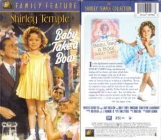 VHS: BABY TAKES A BOW COLORIZED ..SHIRLEY TEMPLE  