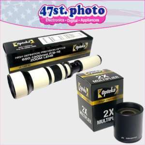 Opteka 650 2600mm HD Telephoto Zoom Lens for Pentax  