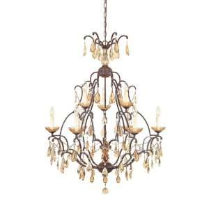  Designers Fountain 98389 VBR Bollo 9 Light Chandeliers in 