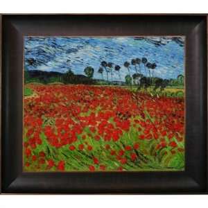  Overstock Art Van Gogh, Field of Poppies   30.5W x 26.5H 