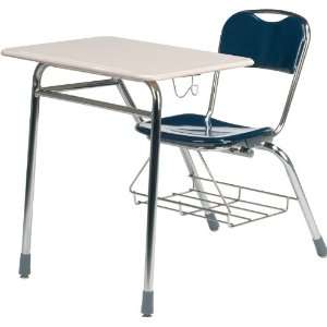  Virco Telos Series Combo Desk with Hard Plastic Top and 