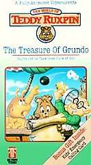 WORLD OF TEDDY RUXPIN VOL 1 THE TREASURE OF GRUNDO VHS  