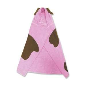  Puppy Character Hooded Towel w/Bath Mitt in Pink: Baby