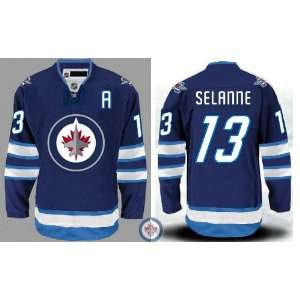  EDGE Winnipeg Jets Authentic NHL Jerseys Teemu Selanne 
