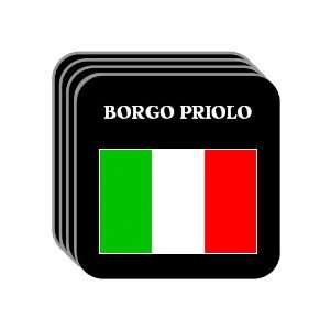  Italy   BORGO PRIOLO Set of 4 Mini Mousepad Coasters 
