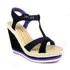 bjorn borg flavia womens espradrille wedge sole canvas platform 