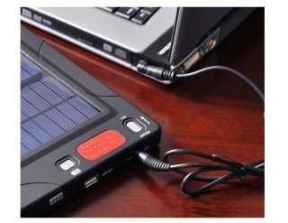 20,000mAh Solar Battery Charger  Laptop, iPad, iPhone 4  