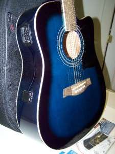 IBANEZ V70CE TBS 2Y 02 Acoustic Electric Guitar BLUE Sunburst + GATOR 