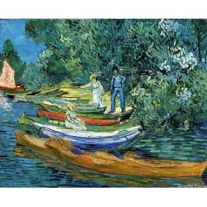  Rowing Boats on the Banks of the Oise