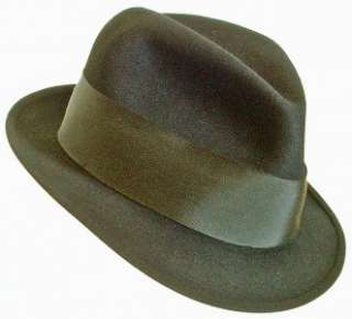 the BLUES MAN hat: vintage 50s 60s DISNEY black felt fedora 7  