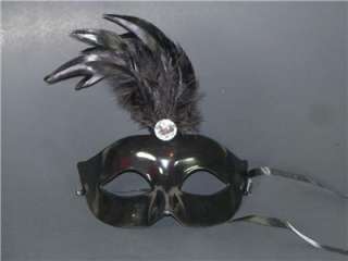 black masquerade party mask venetian style mardi wedding quinceanera 