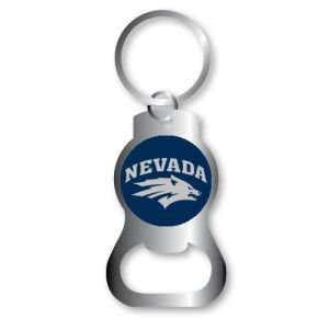  Nevada Wolf Pack Aminco Bottle Opener Keychain: Sports 