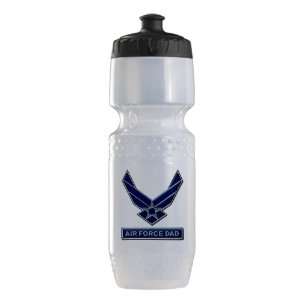  Trek Water Bottle Clear Blk Air Force Dad 