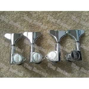  new 4 pcs esp/ltd bass tuners 2x2   chrome Musical 