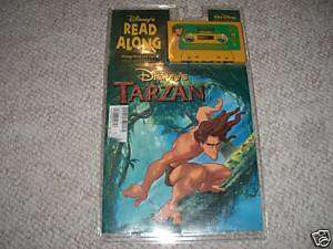 Tarzan,Disney Read Along Book and Cassette,NIP 9780763405304  