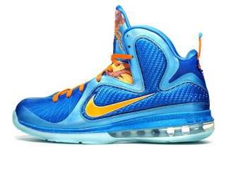   Lebron 9 China Neptune Blue/Total Orange Size 8.5 13 469764 800  