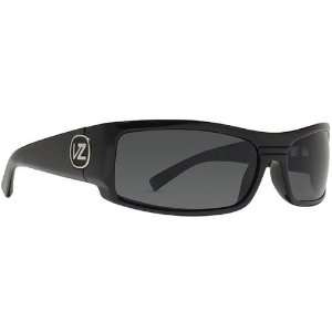 VonZipper Burnout Mens Polarized Sportswear Sunglasses   Black Gloss 