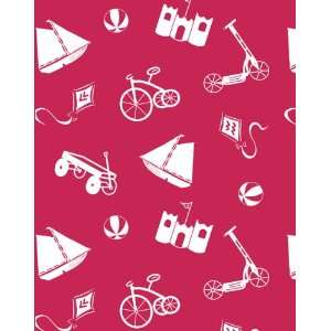  Boys Toys Red Fabric By The Yard Arts, Crafts & Sewing