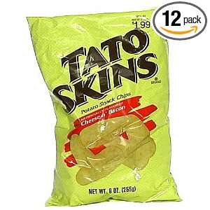 Tato Skins, Sour Cream & Onion, 7 Ounce Bags (Pack of 12)  