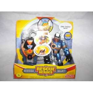    Rescue Heroes Mission Select Jake Justice Here: Toys & Games