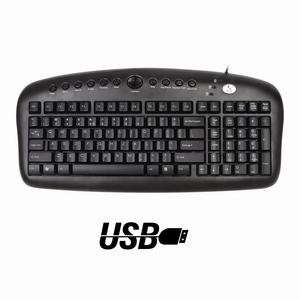  A4 Tech KB 27 Black English Multimedia Keyboard USB Electronics