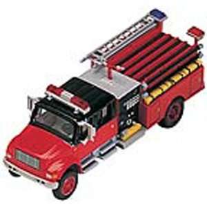   International Crew Cab Fire Engine, Red/Black BLY401013: Toys & Games