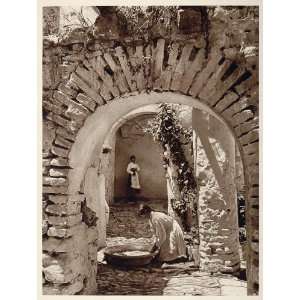  1925 Courtyard Casa Patio Tarifa Cadiz Andalusia Spain 