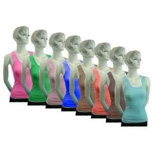  Womens Ribbed Tank Tops Case Pack 12 