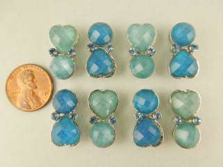   sparkling, interesting, unusual multi hole beads, sliders & buttons