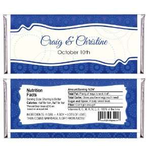    Something Blue   Personalized Candy Bar Wrapper Favors: Baby