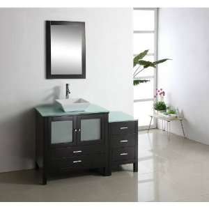 Virtu USA MS 4454 Brentford 54 Single Sink Bathroom Vanity in Espress
