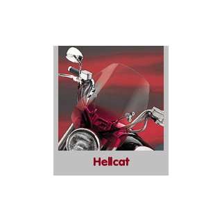  Hellcat Handlebar Mount Windshield   18 inches Tall 