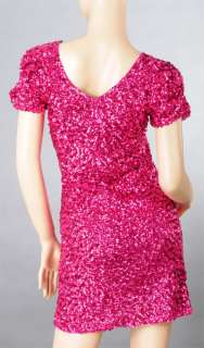 Cocktail Evening Party Club Bling Sequin Dress SML 9996  