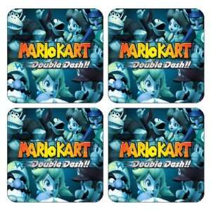 Mario Kart Double Dash Coasters, (set of 4) Brand New 