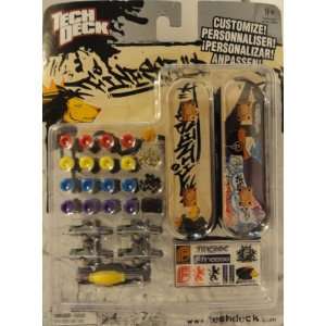  Tech Deck Finesse   2 Fingerboards Plus Wheels and Tools 