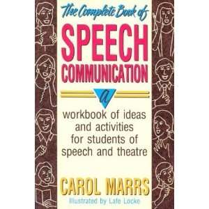   for Students of Speech and Theatre [Paperback] Carol Marrs Books