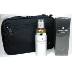  Swiss Army Set with Bag (3.4 oz After Shave Lotion +3.4 oz 