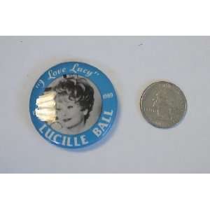  I Love Lucy Lucille Ball Vintage Button: Everything Else
