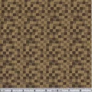   Classic Collection Check Tan Fabric By The Yard Arts, Crafts & Sewing