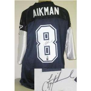  Signed Troy Aikman Uniform   with star Inscription 