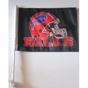  Buffalo Bills NFL Car Flag with Bracket: Sports & Outdoors