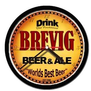  BREVIG beer and ale cerveza wall clock: Everything Else