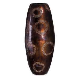    Contemporary Lacquered Tall Bamboo Asian Style Vase: Home & Kitchen