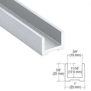   Channel for 1/2 (12 mm) Glass 120 by CR Laurence: Home Improvement