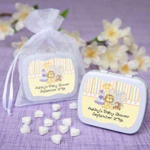  Zoo Crew   Personalized Mint Tin Baby Shower Favors: Toys 